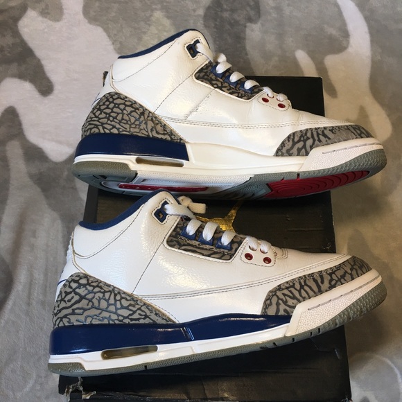 Jordan Retro 3 True Blue (Sold) - Picture 2 of 4